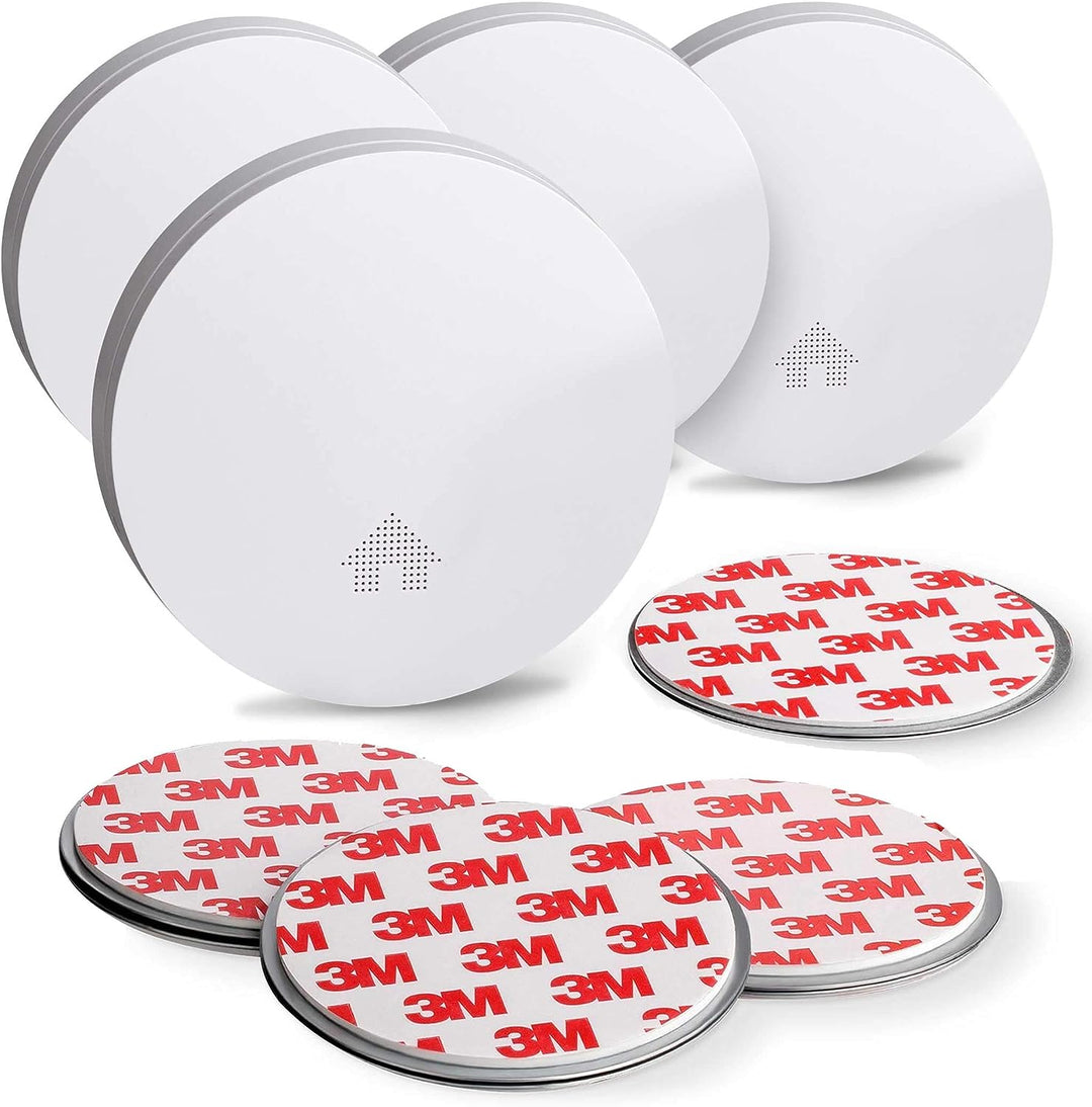 SEBSON Rauchmelder 4er Set, 10 Jahres Batterie, Magnethalterung, VDs 3131 geprüft, DIN EN 14604, Q-Z