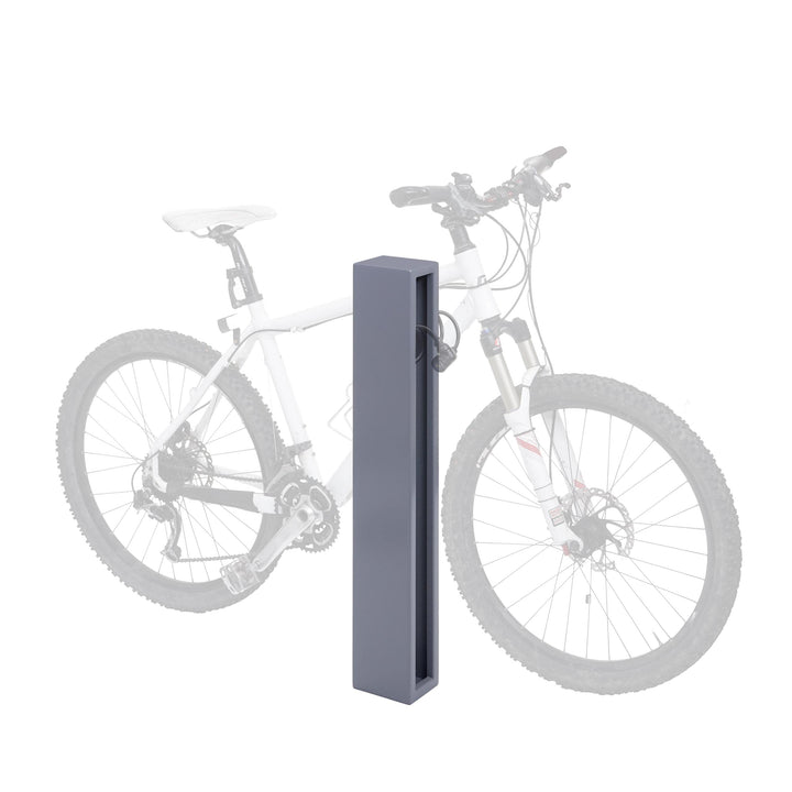 Mendler Fahrradbügel HWC-J80, Fahrradständer Anlehnbügel, verzinkter Stahl Outdoor-pulverbeschichtet