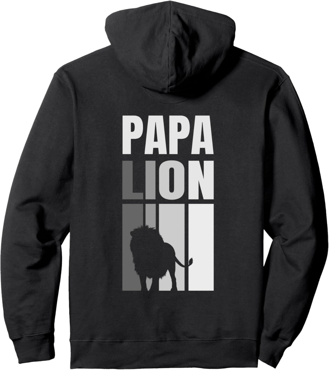 Papa Löwe lustige Väter Geschenkidee für jeden Papa oder Pappa Pullover Hoodie