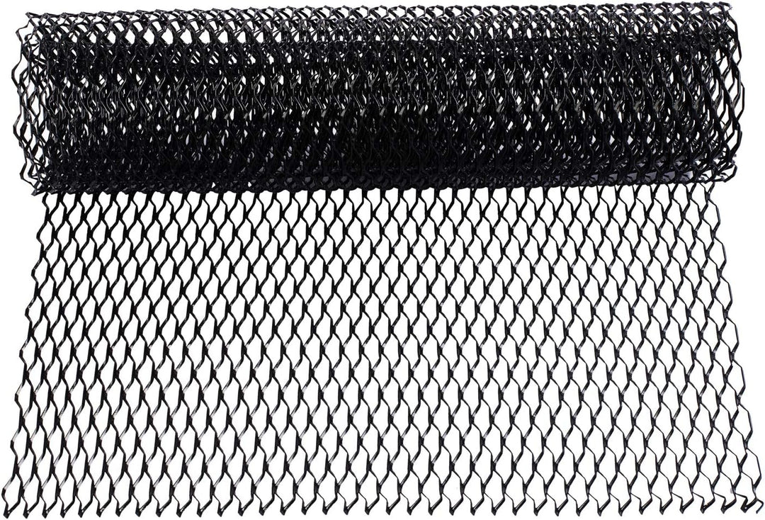 AggAuto 120×40cm Schwarz Auto Renngitter, Lochgrösse Möwe 8×25mm Wabengitter, Streckgitter, Aluminiu