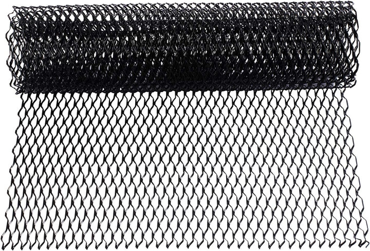AggAuto 120×40cm Schwarz Auto Renngitter, Lochgrösse Möwe 8×25mm Wabengitter, Streckgitter, Aluminiu