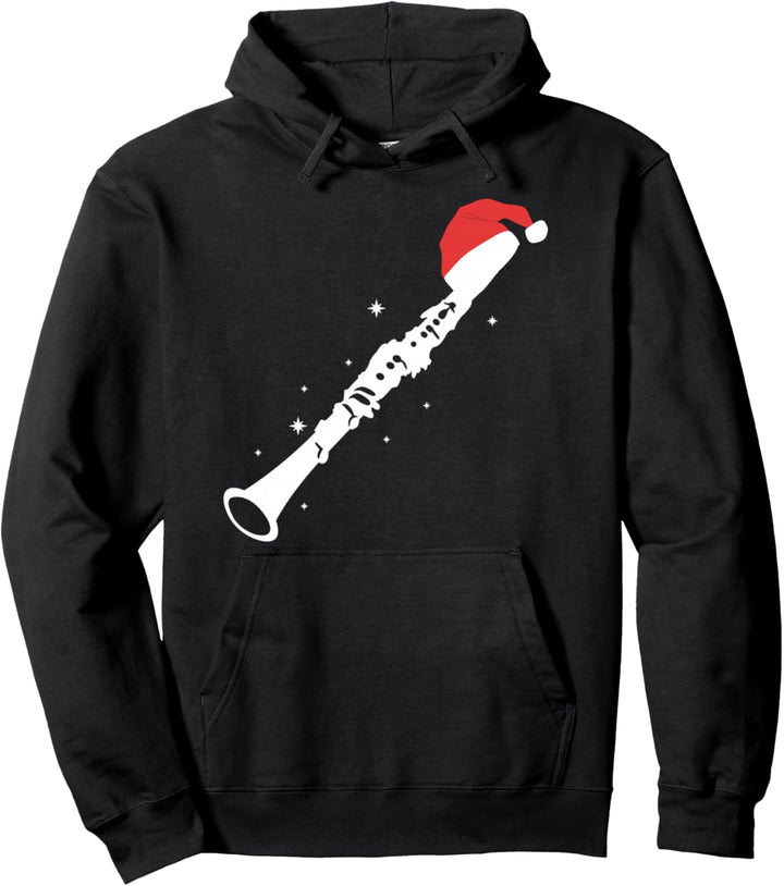 Weihnachten Mütze Weihnachtsmütze Klarinette Pullover Hoodie