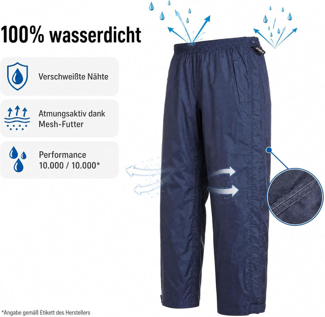 BMS Challenge of Rain Regenhose 5XL Marine, 5XL Marine