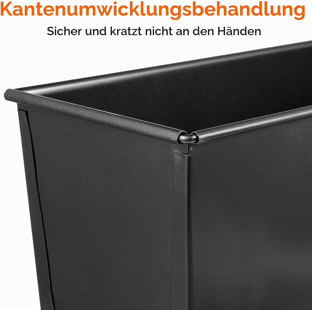 Healeved Pullman Kastenform mit Deckel Toastbackform Antihaft-Brotbackformen Toastbox Frühstücksback