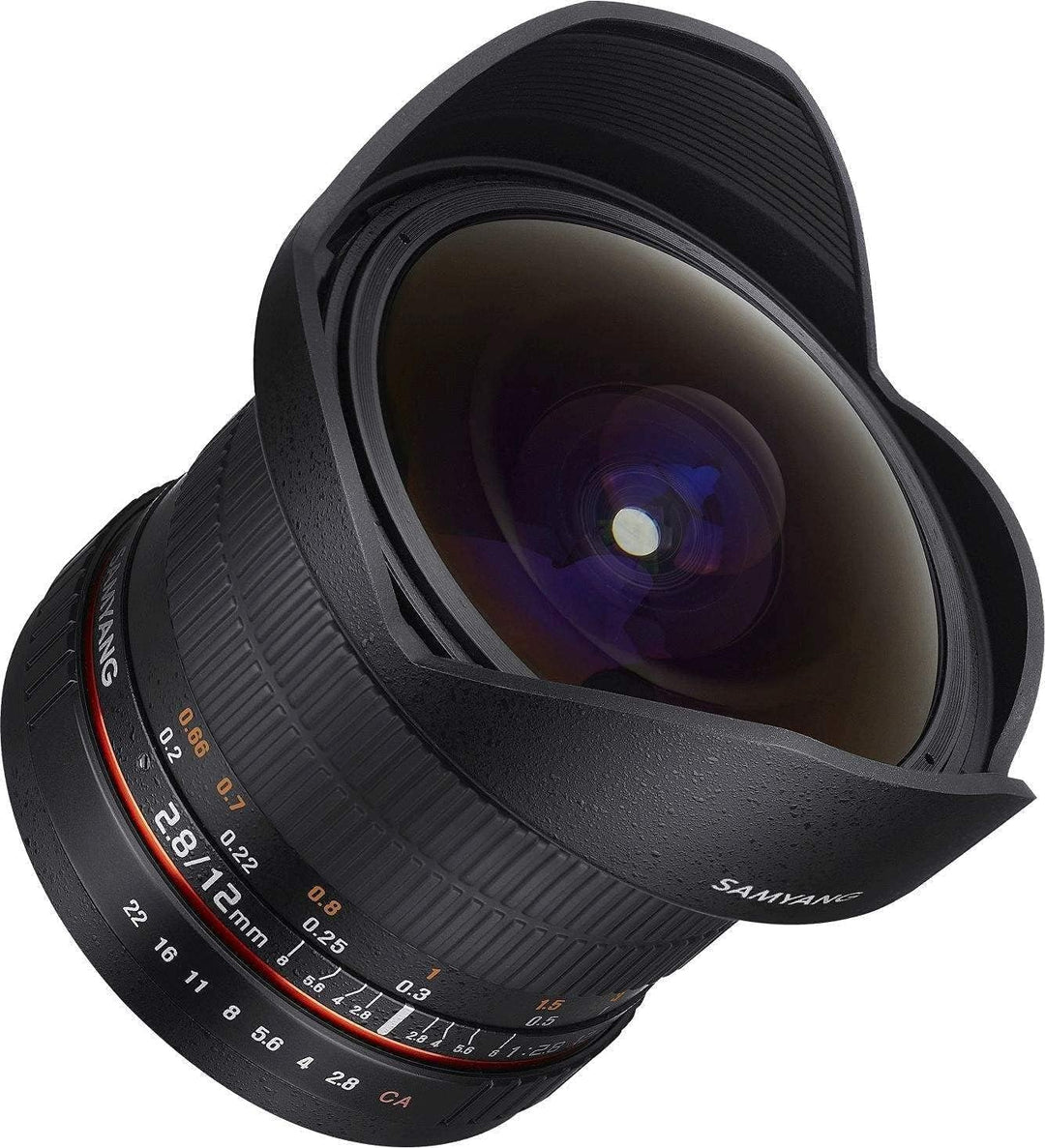 Samyang 7474 12mm F2.8 Objektiv für Anschluss Fuji X, Fuji X