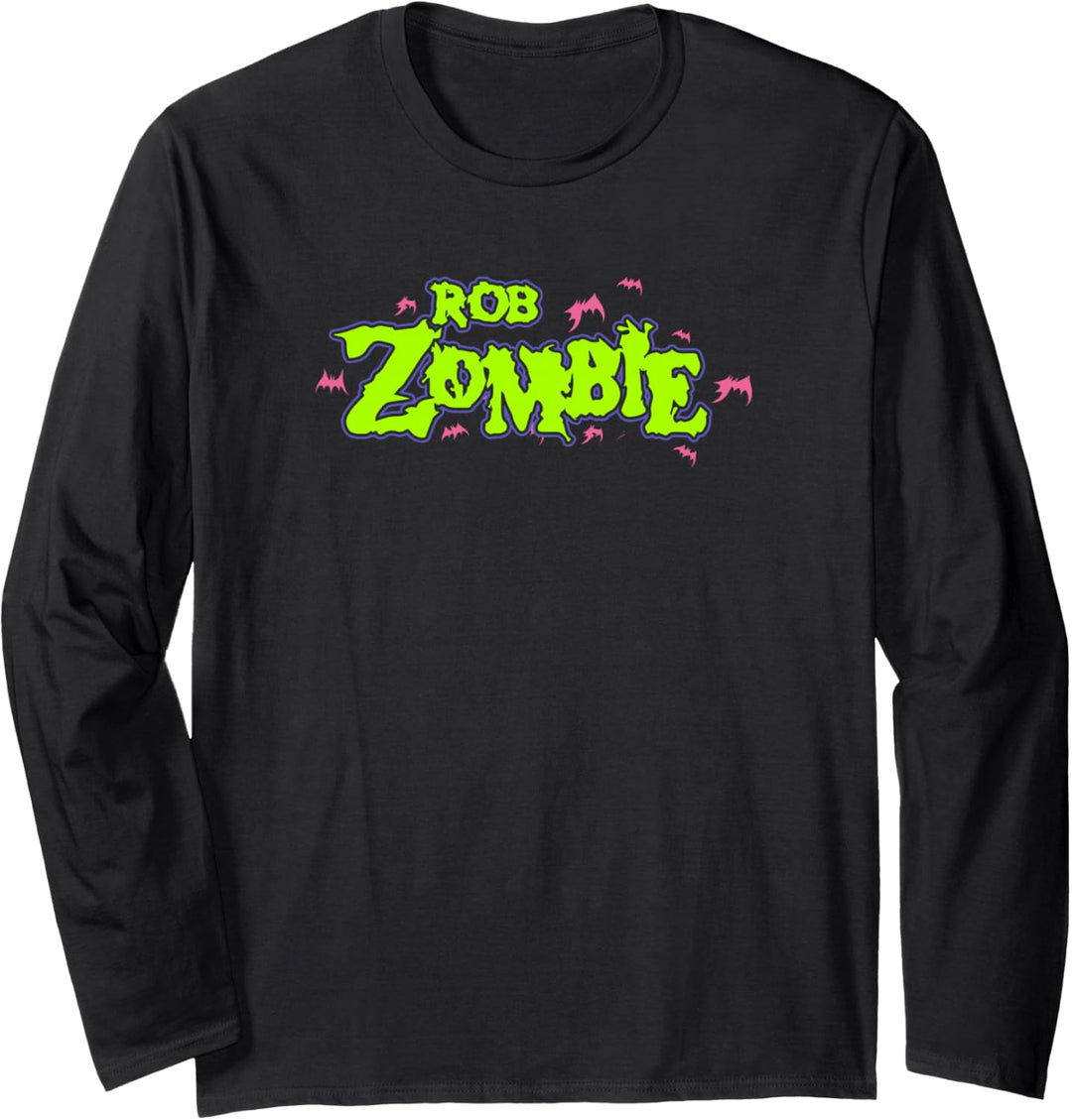 Rob Zombie - Smoke Zombie Logo Langarmshirt