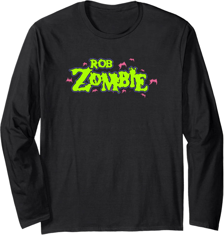 Rob Zombie - Smoke Zombie Logo Langarmshirt