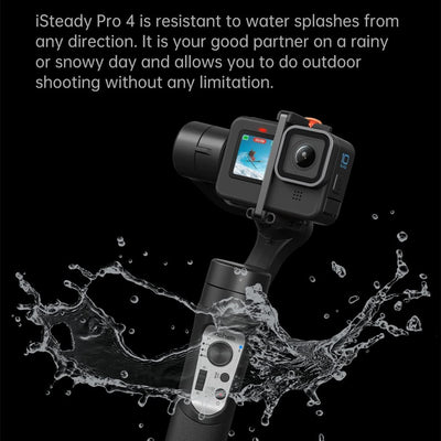 Hohem iSteady Pro 4 Action-Kamera Gimbal 3-Achse Spritzwassergeschützter Stabilisator für GoPro Hero