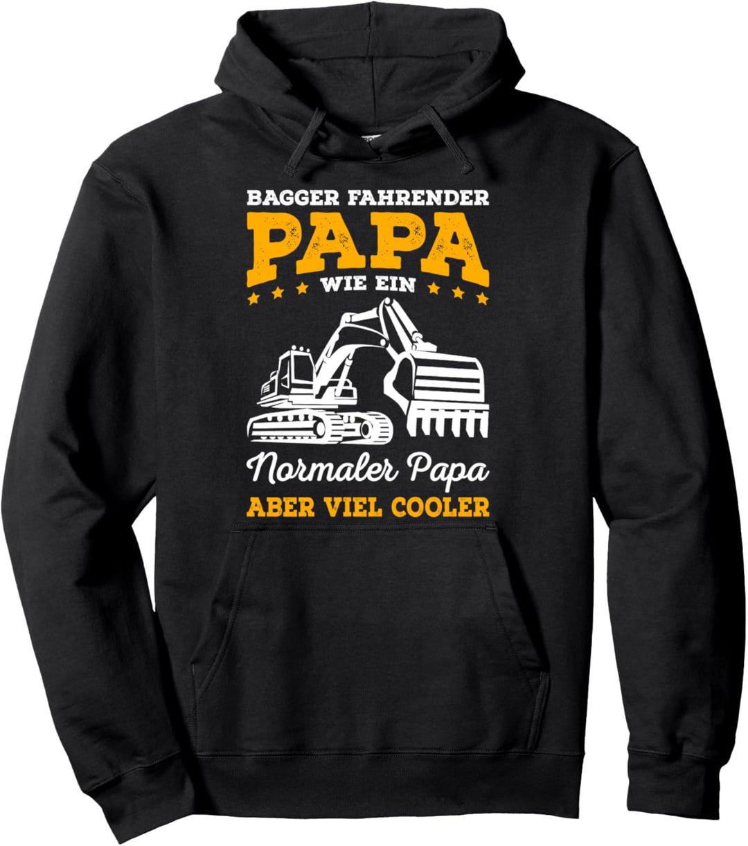 Bagger fahrender Papa Baggerfahrer Pullover Hoodie