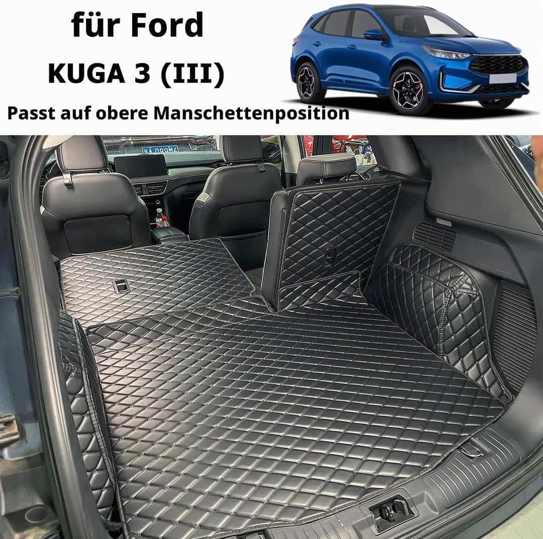 Kofferraumwanne kompatibel mit Ford KUGA 3 (III) 2019-2026 (obere Ladeboden) Kofferraummatte Kofferr