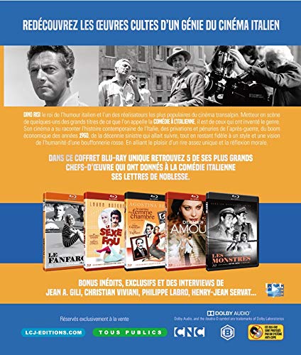 Coffret dino risi 5 films [Blu-ray] [FR Import], Blu-ray