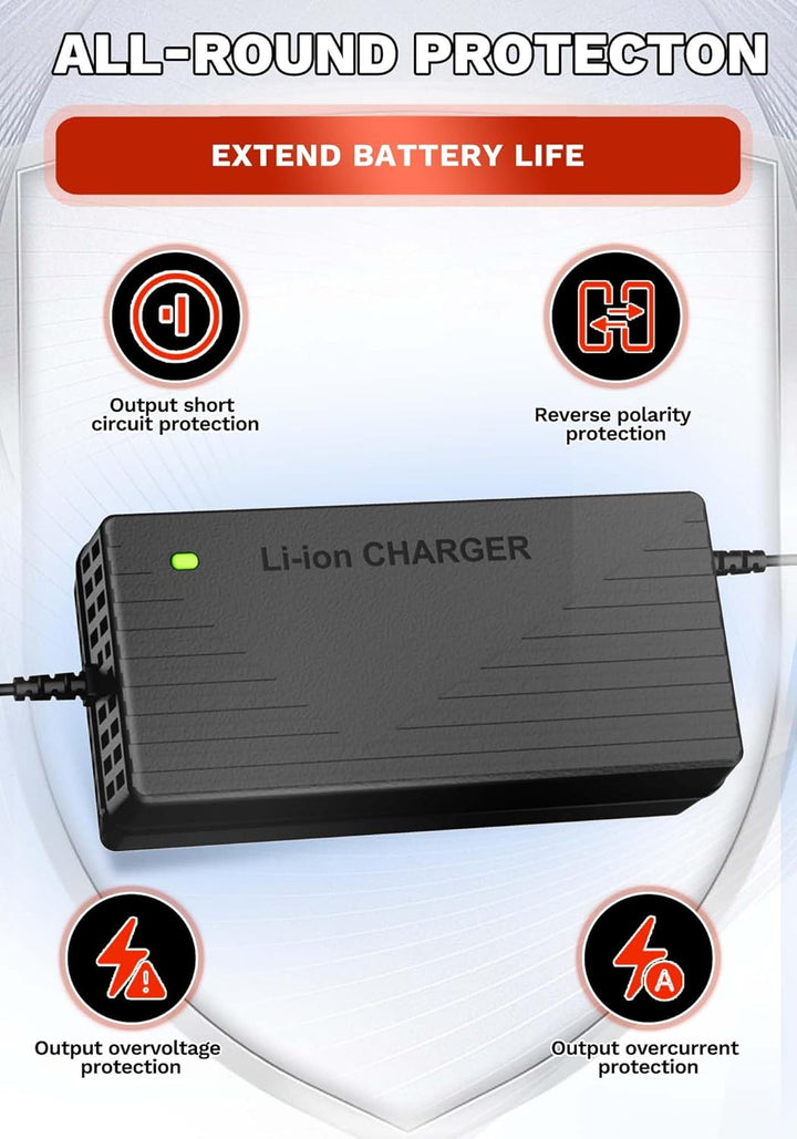 29,2V 10A Lithium Batterie Ladegerät für 24V(25,6) LiFePO4 Batterie, 24V AC-DC Lithium LiFePO4 Batte