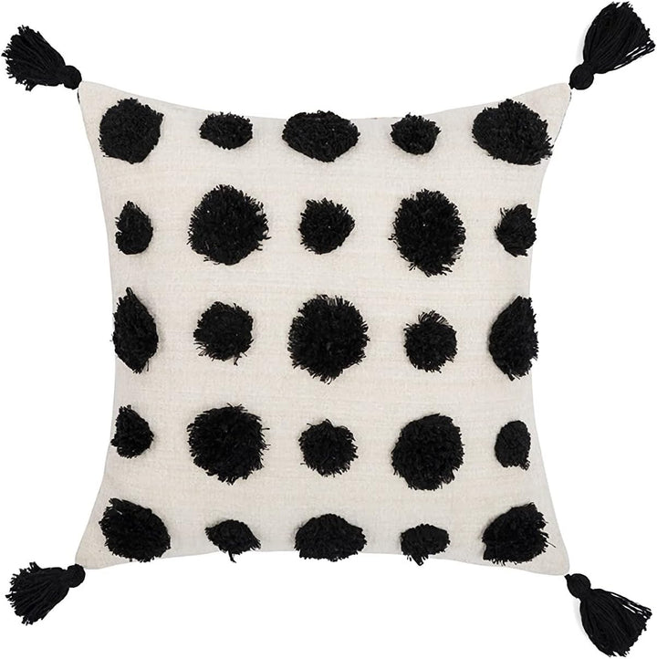 VanderHOME Bohemian Super Soft Kissenbezug Dekorative Tufted Quaste Kissenbezüge Baumwolle Weich Wov