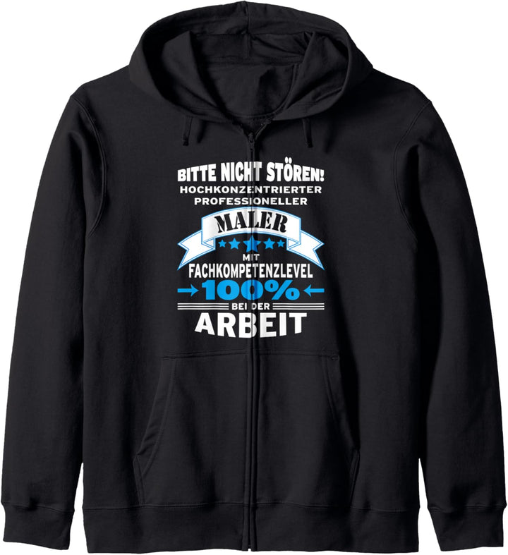 Lustiger Spruch Maler Lackierer Arbeits Kapuzenjacke