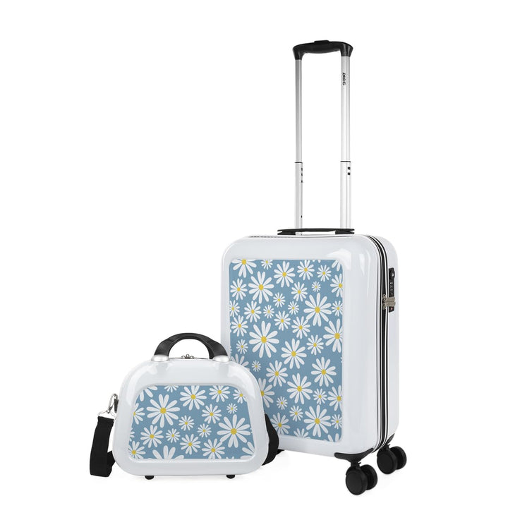SKPAT - Leicht Koffer Set Polycarbonat Reisekoffer Set für Flugreisen - Dauerhaft Hartschalenkoffer