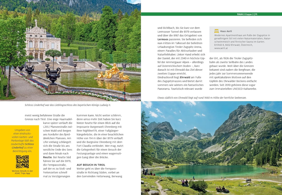 ADAC Roadtrips - Oberbayern mit Chiemgau: Traumurlaub ab dem ersten Kilometer - mit Planungskarte, T