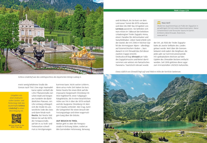 ADAC Roadtrips - Oberbayern mit Chiemgau: Traumurlaub ab dem ersten Kilometer - mit Planungskarte, T