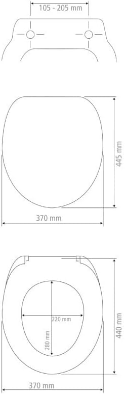 WENKO WC-Sitz Speedy, Toilettensitz mit ansprechendem 3D-Motiv, WC-Deckel für sanftes Deckelschliess
