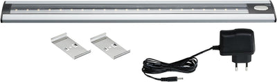 Paulmann 70398 LED Möbelleuchte TriX Touch incl. 1x4,2 Watt Schrankleuchte Alu matt, Schwarz Schrank