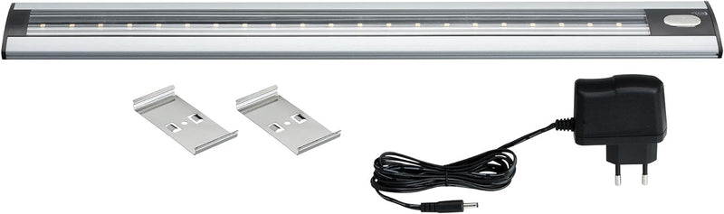 Paulmann 70398 LED Möbelleuchte TriX Touch incl. 1x4,2 Watt Schrankleuchte Alu matt, Schwarz Schrank