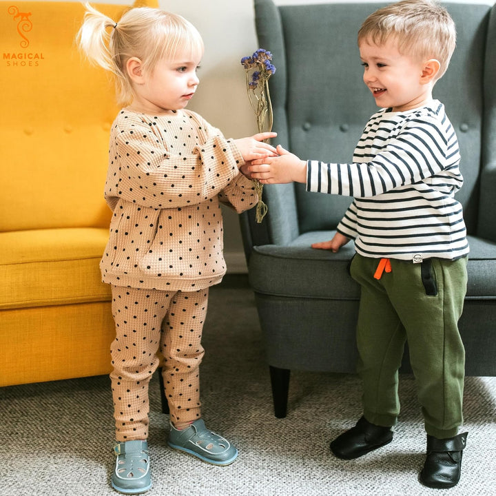 Magical Shoes Lauflernschuhe Mädchen&amp;Jungen, weiche Kinderschuhe, Barfussschuhe, Sandalen, Krabbelsc