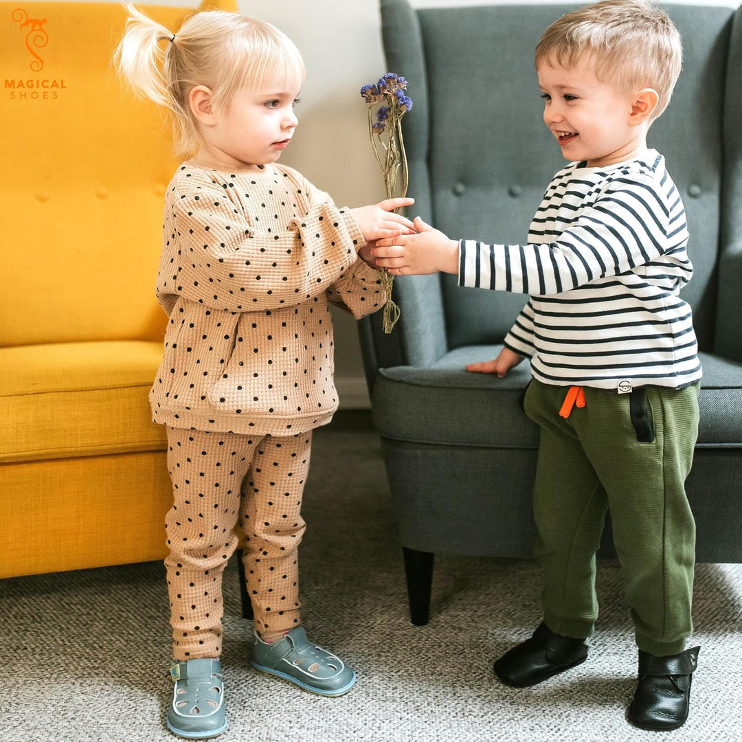 Magical Shoes Lauflernschuhe Mädchen&amp;Jungen, weiche Kinderschuhe, Barfussschuhe, Sandalen, Krabbelsc