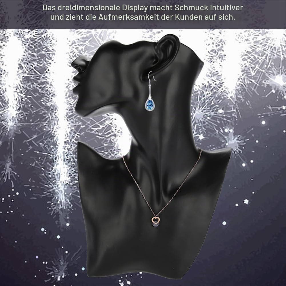 Schmuckbüste, Ohrringe Ketten Schmuckständer, Schmuckhalter für Ohrstecker Colliers Perlenketten Y-K