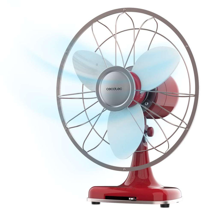 Cecotec - Tischventilatoren EnergySilence 1090 RetroDesk Design, 40 W, 30 cm, einzigartiges und eleg