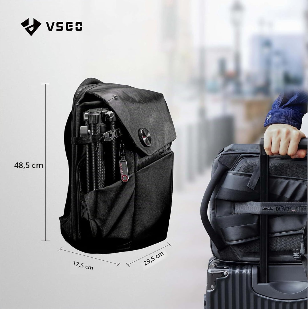 VSGO 25L Professioneller Kamerarucksack – Extragrosses Fassungsvermögen, Reisepack & Pendlerrucksack