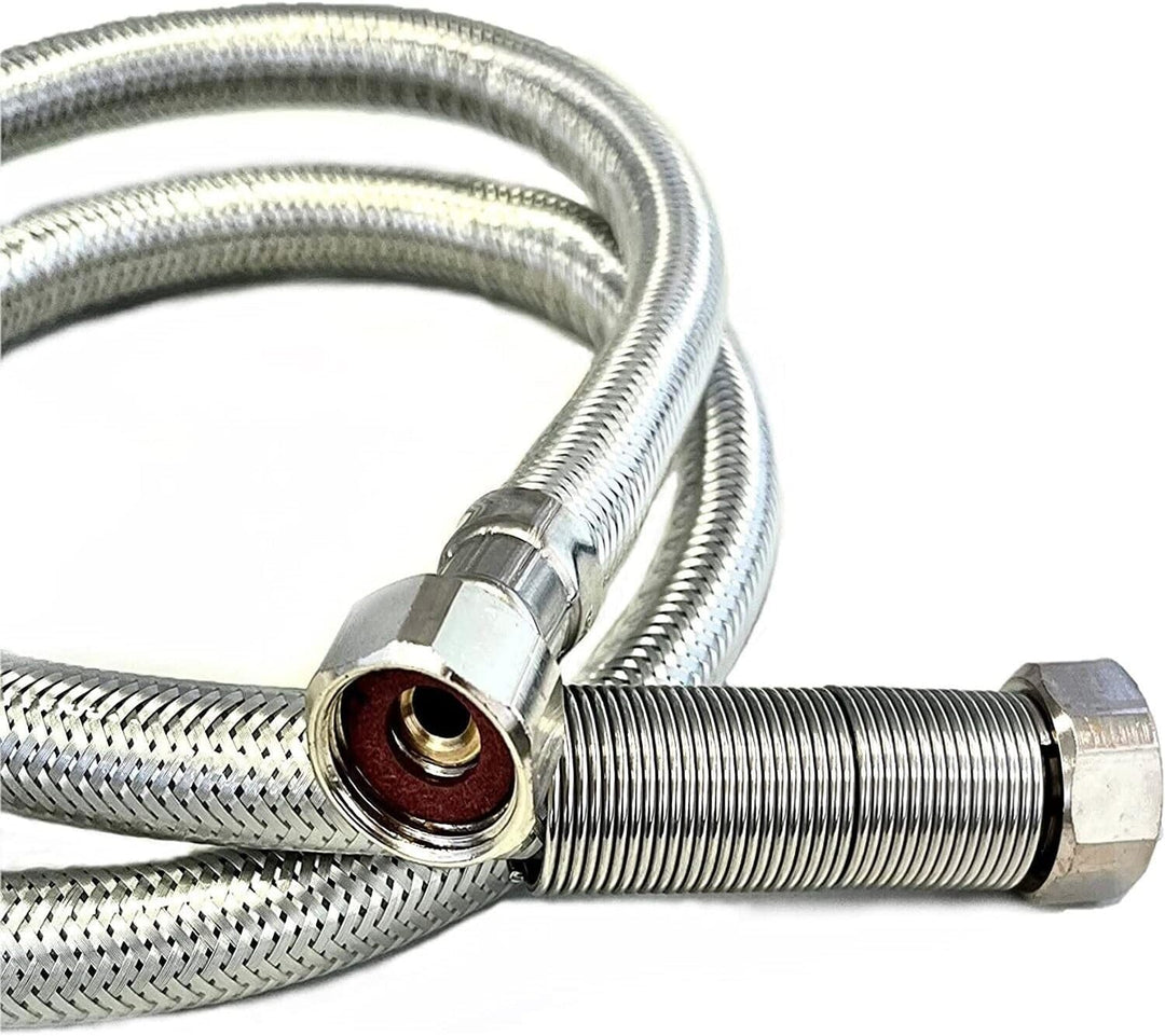 UZMAN Gastro Brauseschlauch 130cm mit Spezial-Knickschutz - 1/2" Standard Anschlüsse inkl. Dichtunge