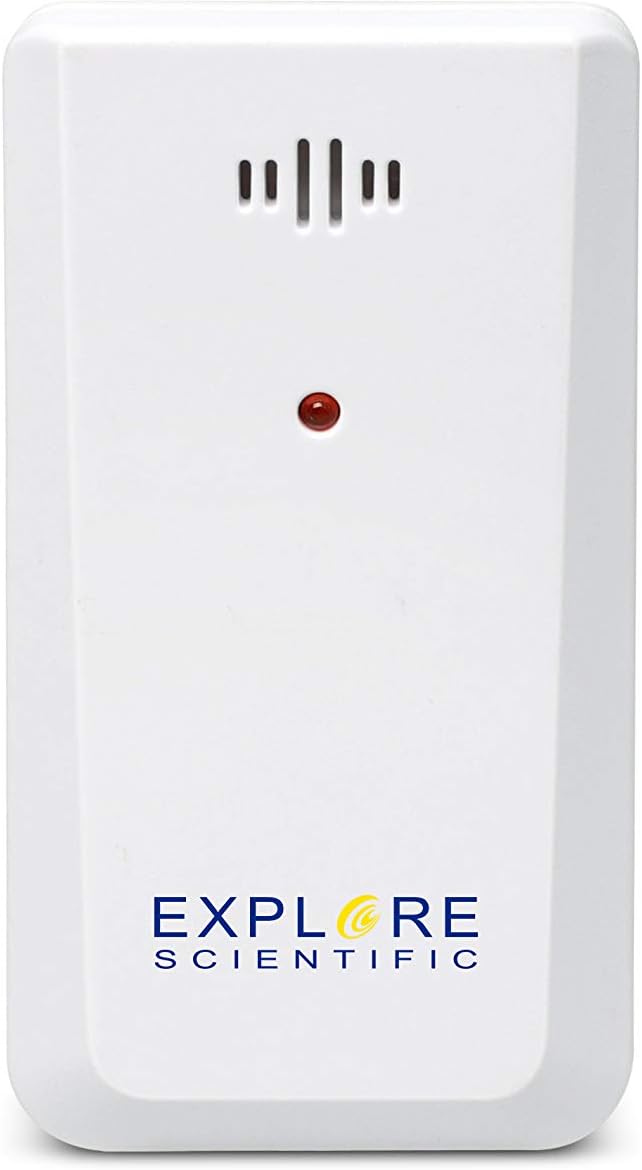 Explore Scientific WSH4003 Funk-Wetterstation mit Alarm, blaues Display mit Hintergrundbeleuchtung m