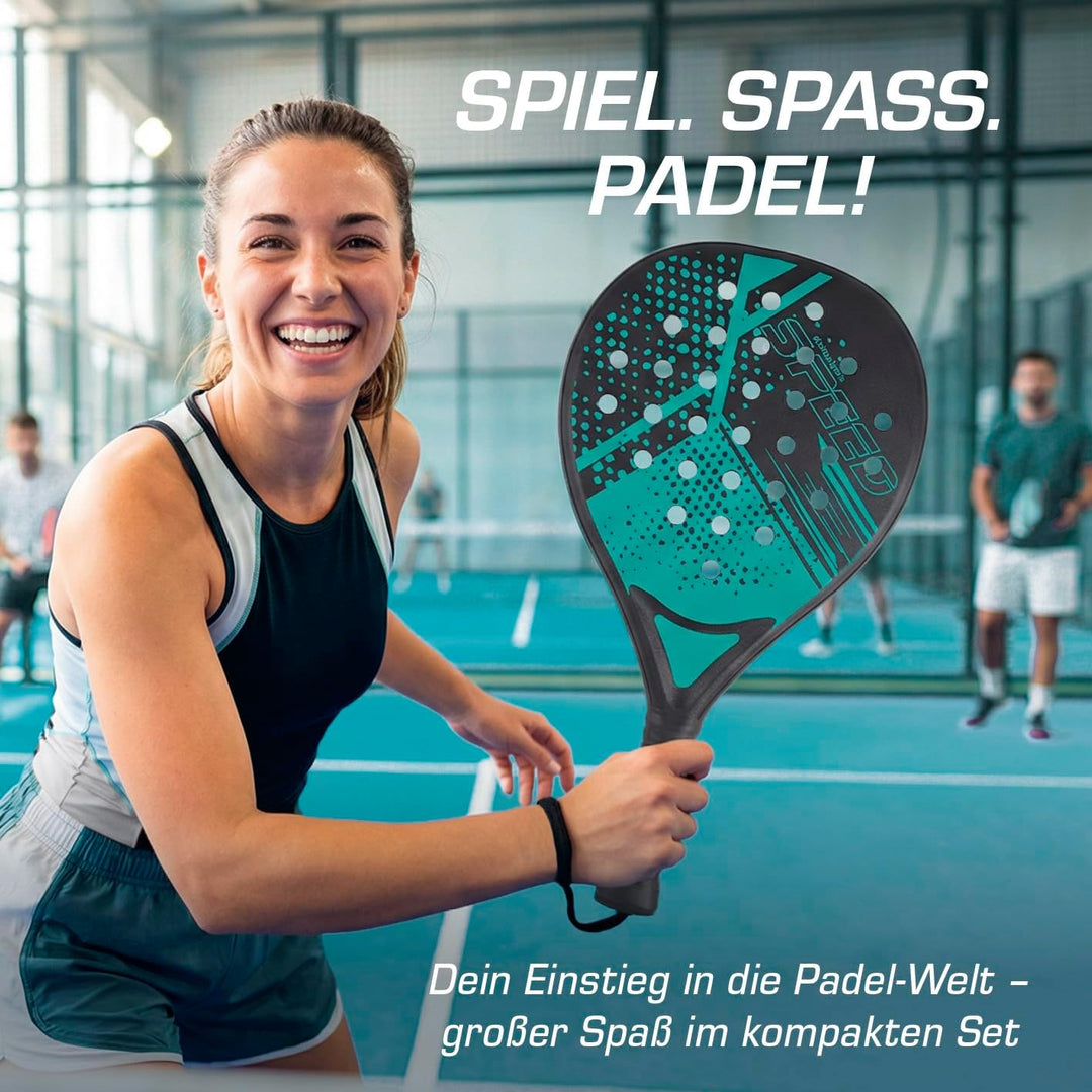 #DoYourSports Padel Schläger Set | Padelschläger & Padel Racket Starterset, 2 leichte Schläger für P