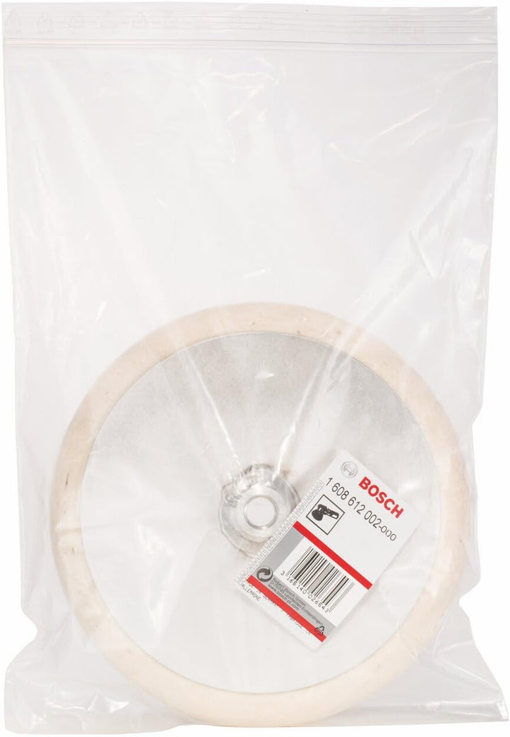 Bosch Professional Filzpolierscheibe 180mm, 1 Stk. Filz Polieren, Filz Polieren