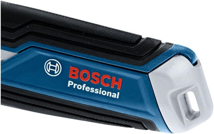 Bosch Professional Universal-Teppichmesser mit ausziehbarer Klinge und Klingenfach im Griff (inkl. 3