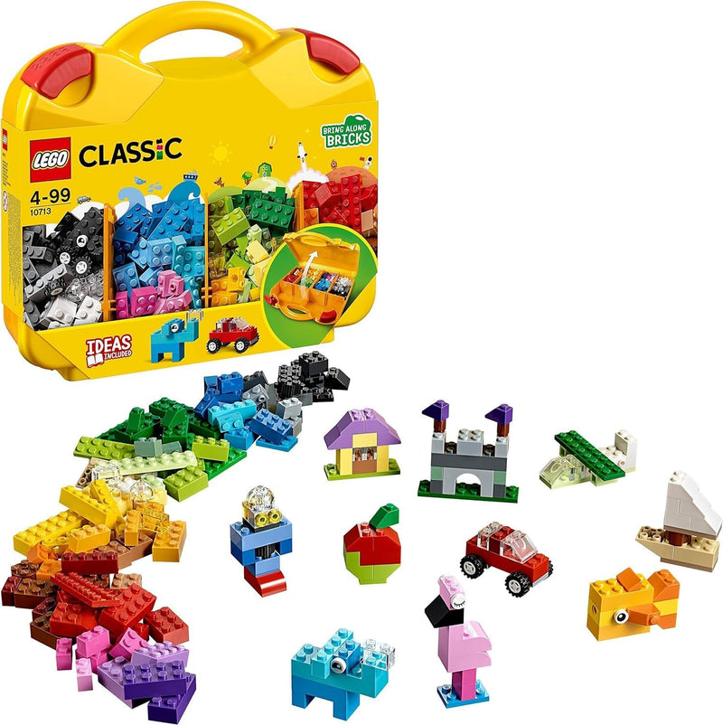 LEGO 10713 Classic Bausteine Starterkoffer & 11017 Classic Kreative Monster Kreativ-Set Steinen, Box