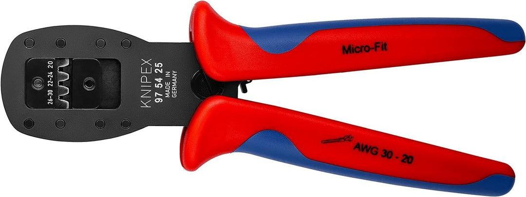 Knipex Crimpzange für Miniaturstecker Parallelcrimp für Stecker der Serie Mini-Fit™ von Molex LLC br