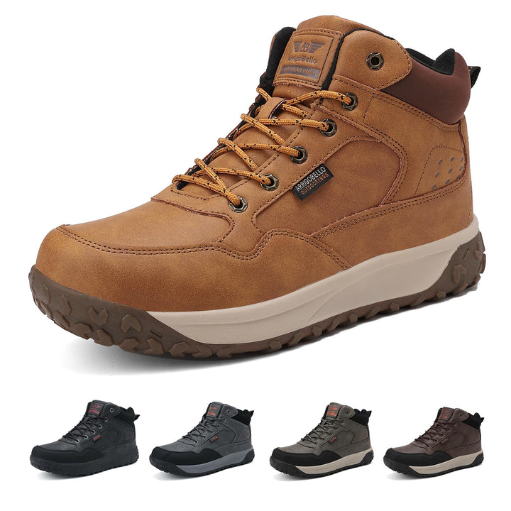 ARRIGO BELLO Winterschuhe Herren Warm Gefüttert Mid Schneestiefel Winterstiefel Rutschfeste Trekking