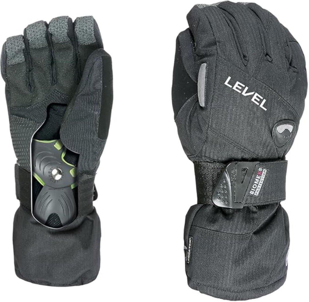 Level Herren Half Pipe Gore-tex Snowboard-handschuh S Schwarz, S Schwarz