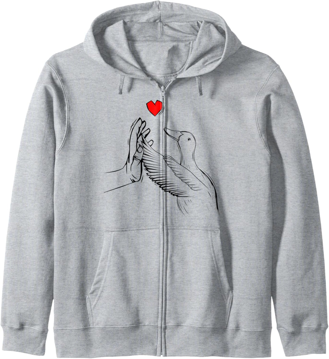 Enten Liebe Ente Kapuzenjacke