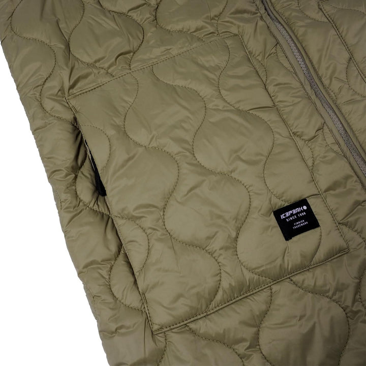 ICEPEAK Weste Damen lang Aalean 40 -081 Khaki, 40 -081 Khaki