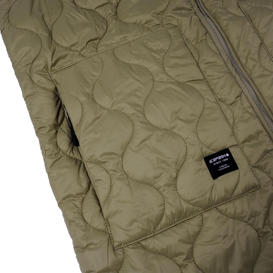 ICEPEAK Weste Damen lang Aalean 38 -081 Khaki, 38 -081 Khaki