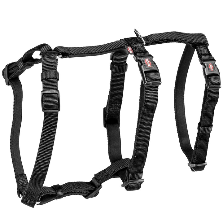 TRIXIE Stay Geschirr, Grösse M/L, 50-75cm/20mm schwarz Schwarz M-L, Schwarz M-L
