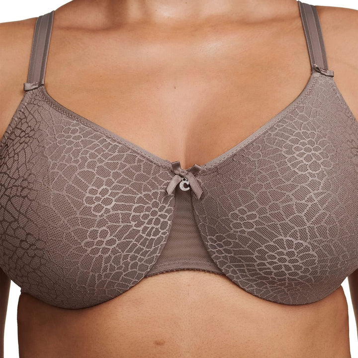 Chantelle C MAGNIFIQUE, Sehr Bedeckender Gemoldeter BH, Unnsichtbare Unterwäsche für Damen 75F Capuc