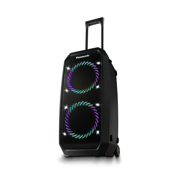 Panasonic SC-BMAX30 tragbarer Party-Lautsprecher mit Bluetooth, integrierter Beleuchtung, Bass Refle