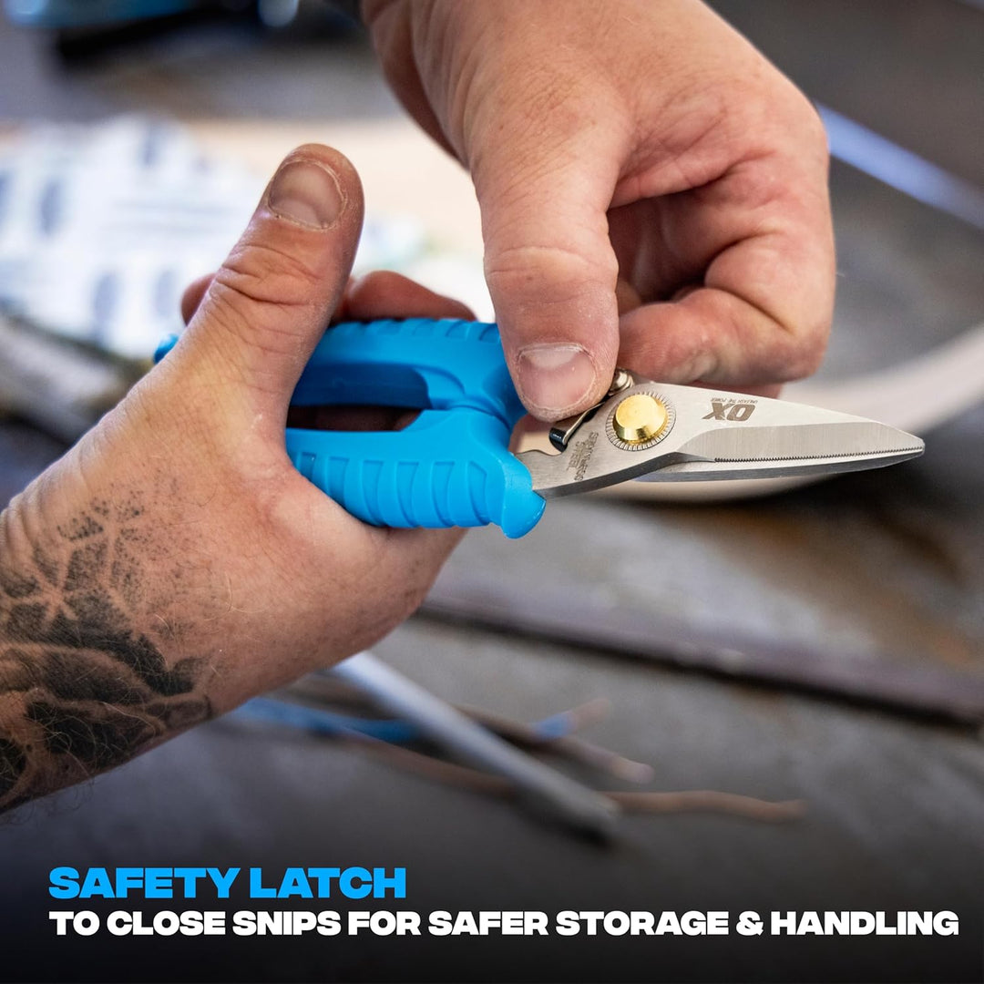 OX Pro Snips Rubber Grip, Rubber Grip