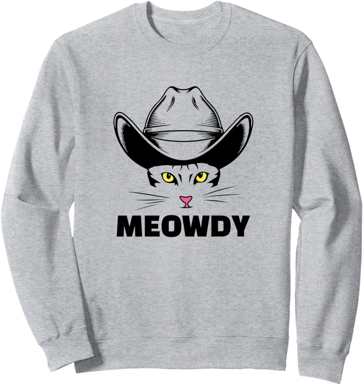 Meowdy Katze, Lustige Cowboy-Katze Meme, Howdy Katze Sweatshirt