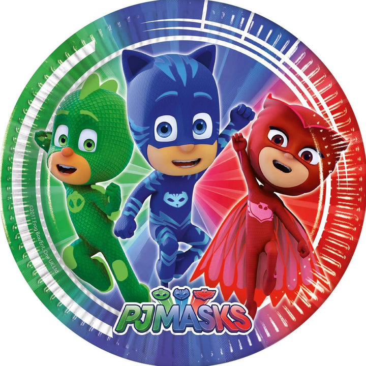 Procos DY10273868 - PJ Masks Party Set Small, Teller, Becher und Servietten, Tischdeko, Geburtstagsd