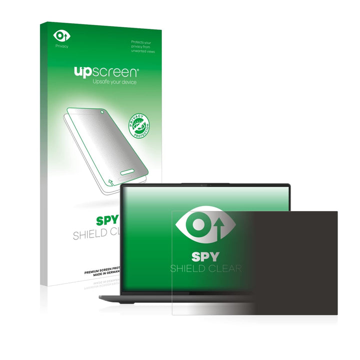 upscreen Anti-Spy Blickschutzfolie für Lenovo Yoga Slim 7 ProX 14ARH7 Privacy Screen Displayschutz-F