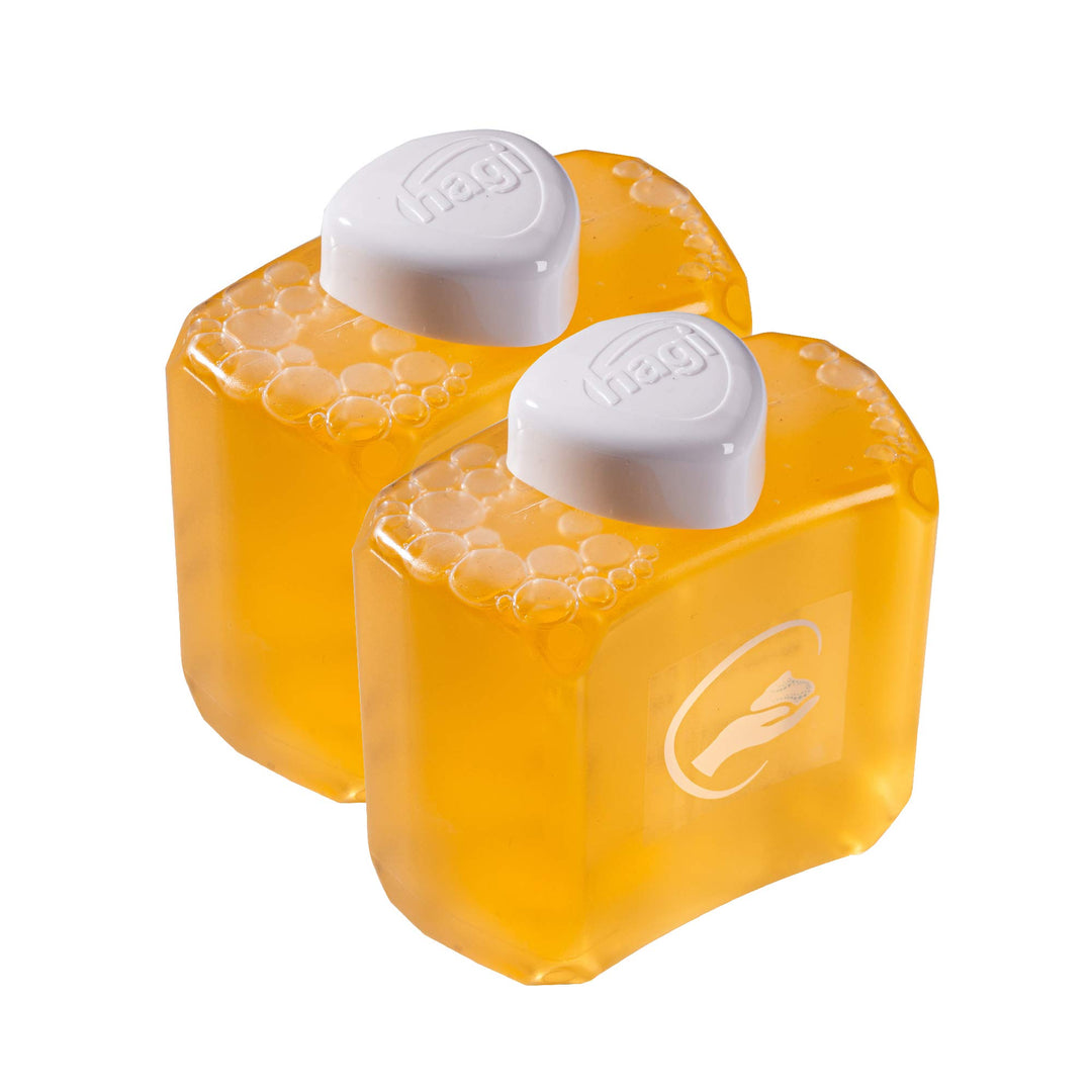 HAGI Schaumseife: Nachfüllpackung für den automatischen Schaumspender (Doppelpack 2 x 180 ml) 180 ml