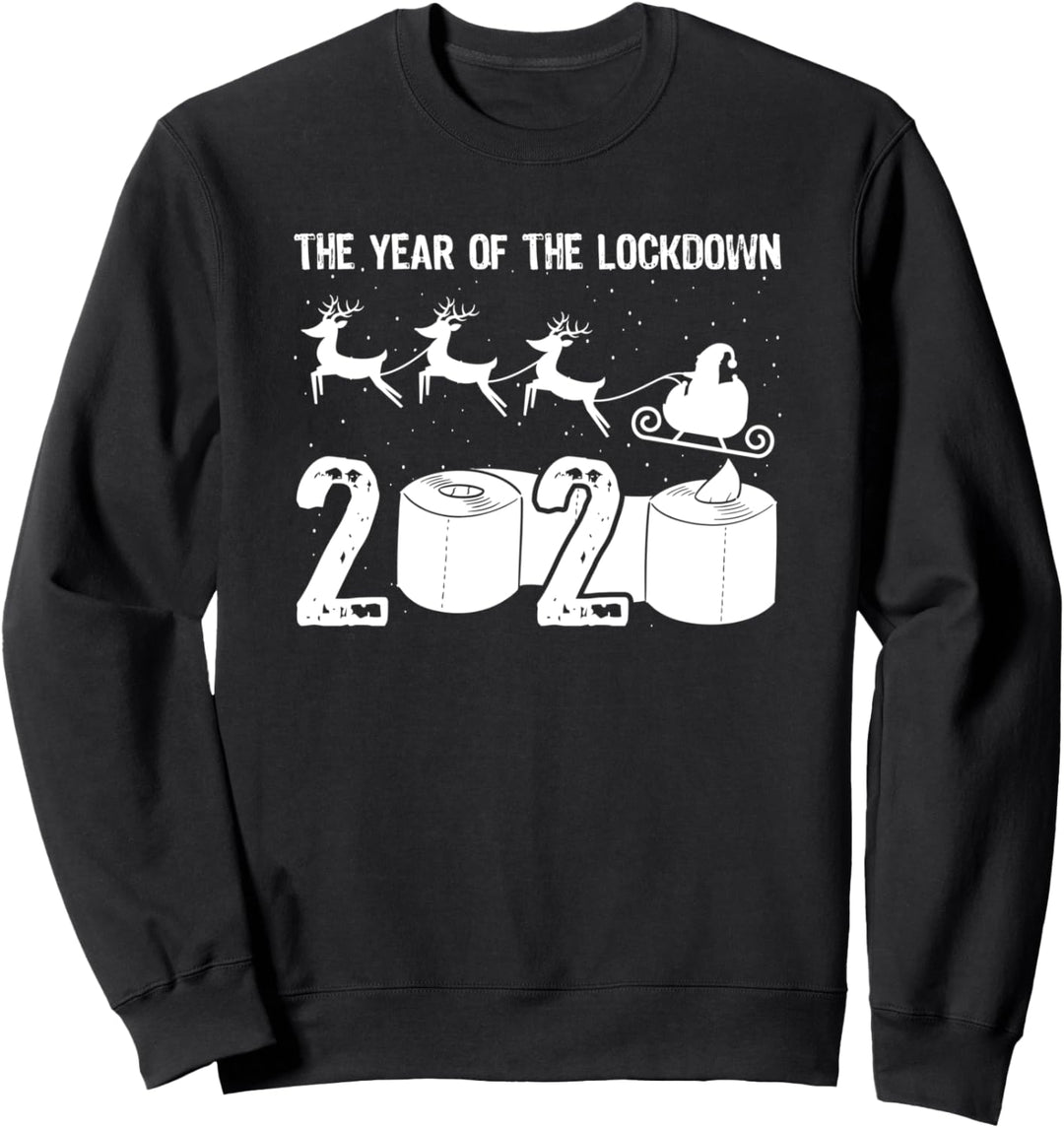 2020 Toilettenpapier Das Jahr der Sperrung Weihnachten Sweatshirt